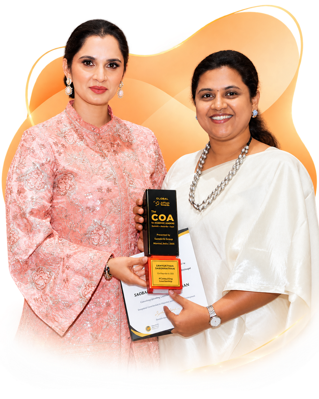 iGenuine Learning honoured with the Excellence in Career Enhancement Training Award 2025 at the COA Awards, Dubai